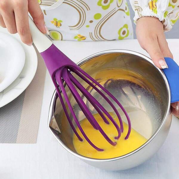 

1pc Multifunction Random Color Whisk, Multicolor