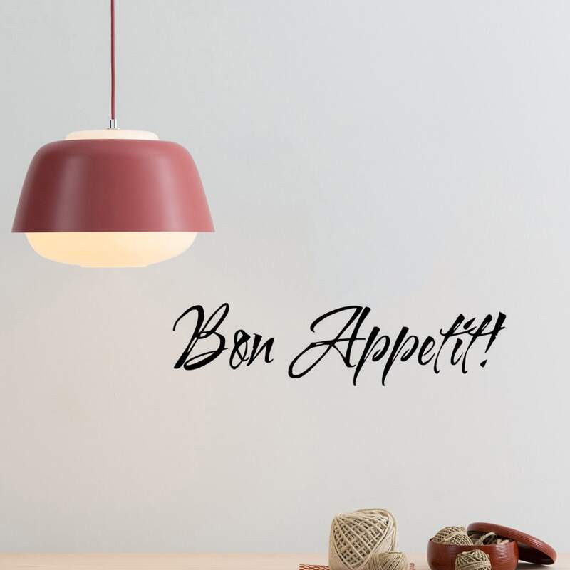 

Slogan Graphic Wall Sticker, Black