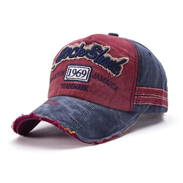 

Letter Embroidered Baseball Cap, Multicolor