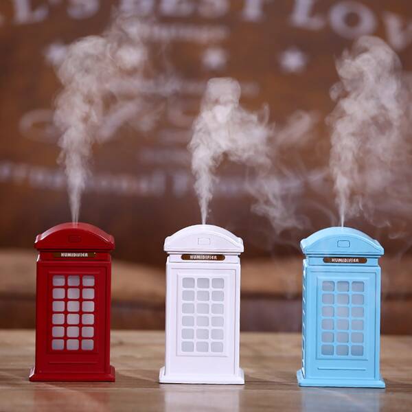 

1pc Telephone Booth Shaped Humidifier, Multicolor