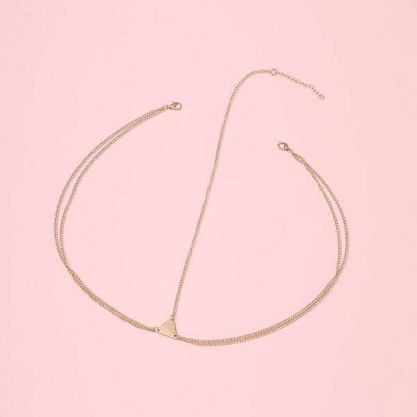 

Triangle Decor Layered Hair Accessory, Gold