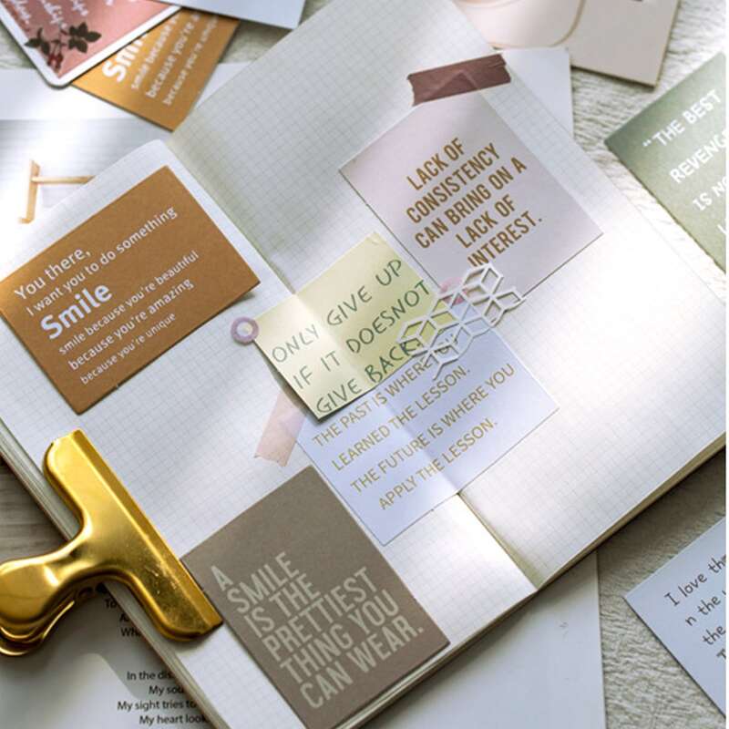 

60sheets Random Slogan Graphic Sticker, Multicolor
