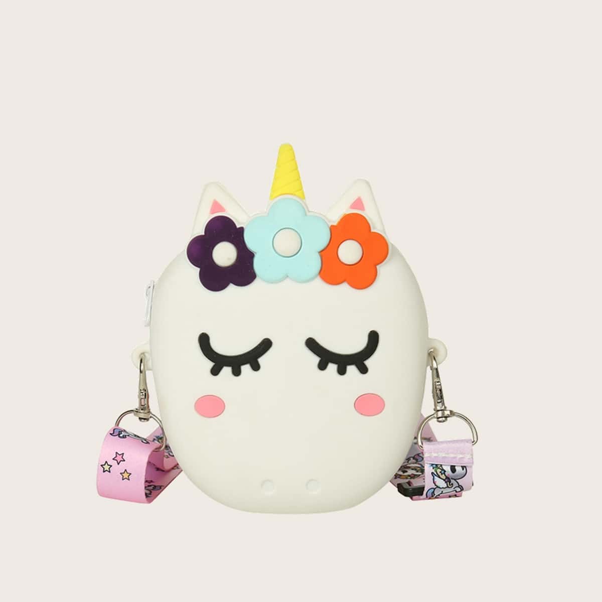 

Unicorn Mini Crossbody Bag, White