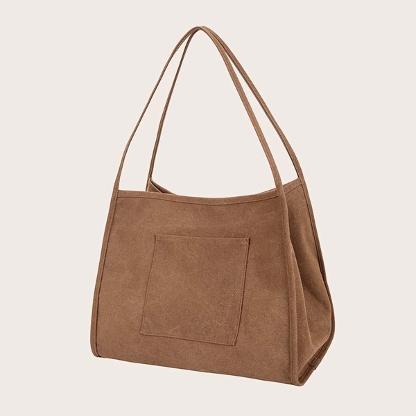 

Large Capacity Tote Bag, Brown