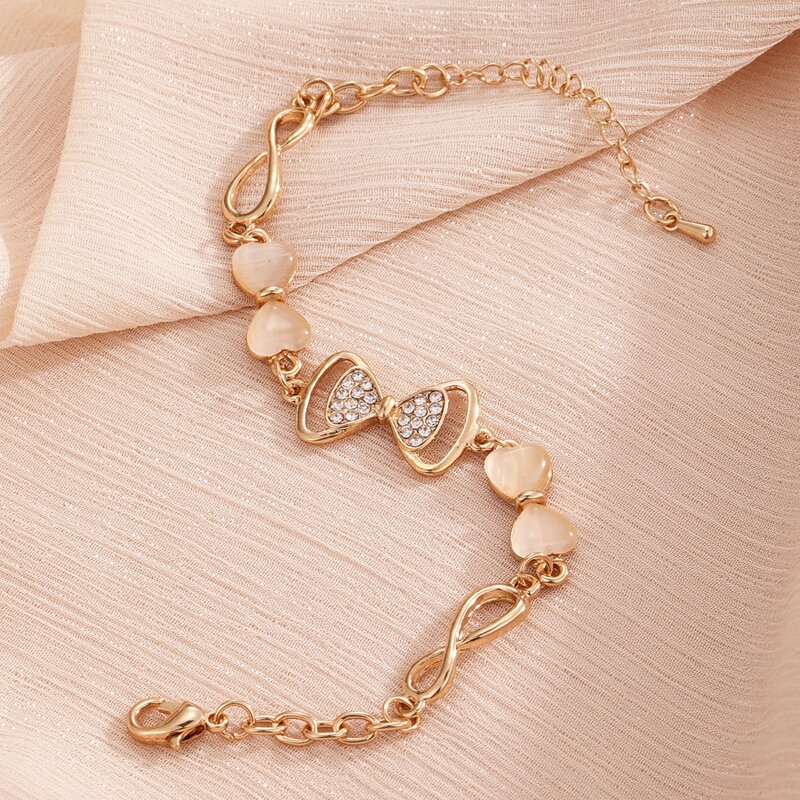 

Bow Decor Bracelet, Gold