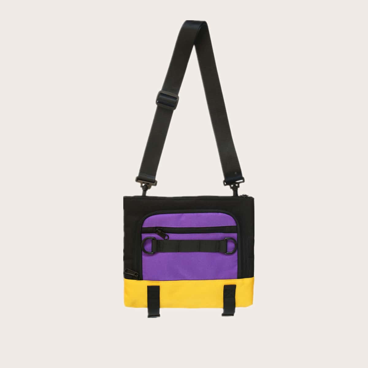 

Colorblock Crossbody Bag, Multicolor