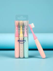 3 piezas set cepillo de dientes de niños - Multicolor - Ver 1