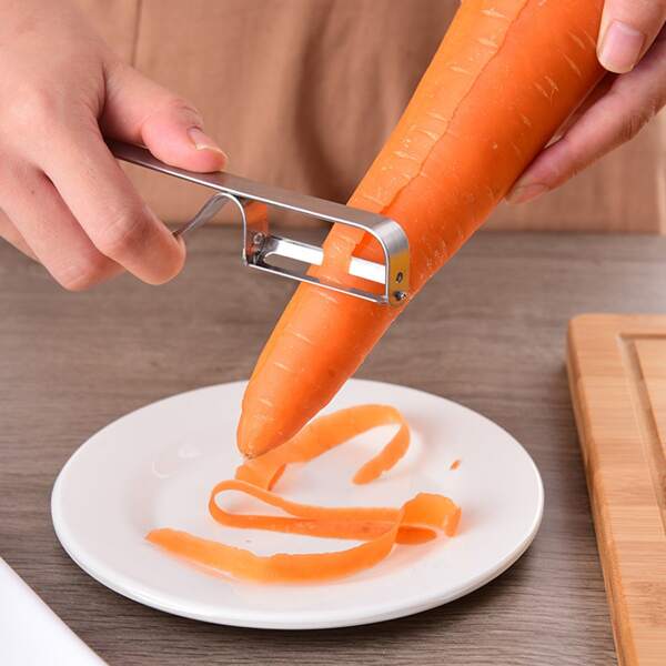 

Овощечистка из нержавеющей стали, Серебряные