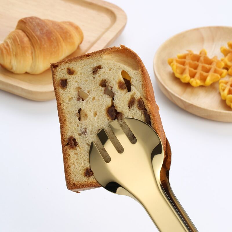 

Stainless Steel Food Clip, Gold