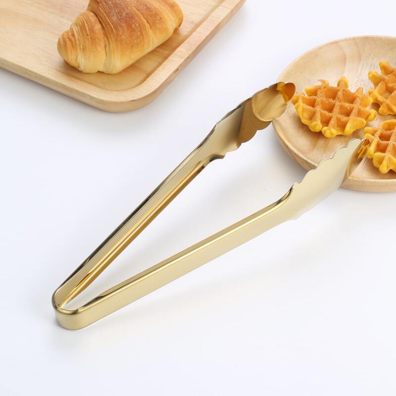 

Stainless Steel Food Clip, Gold