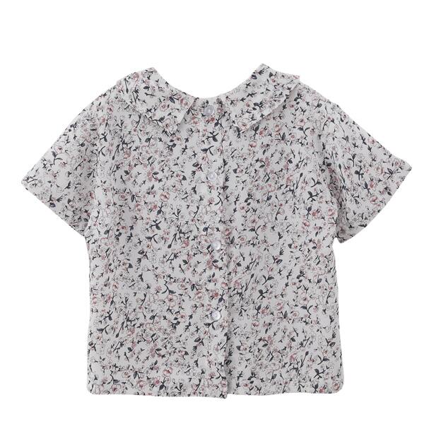 

Toddler Girls Ditsy Floral Button Front Blouse, Multicolor