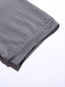 Manfinity Homme Men Solid Drawstring Hooded Tee