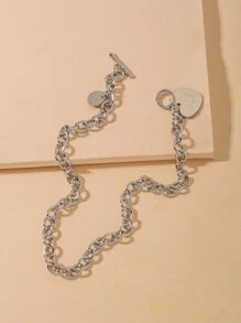 Andkiss Collar con corazón - Plateado - Ver 3