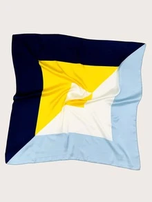 カラーブロック バンダナ - マルチカラー - チェックする 3