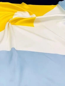 カラーブロック バンダナ - マルチカラー - チェックする 4