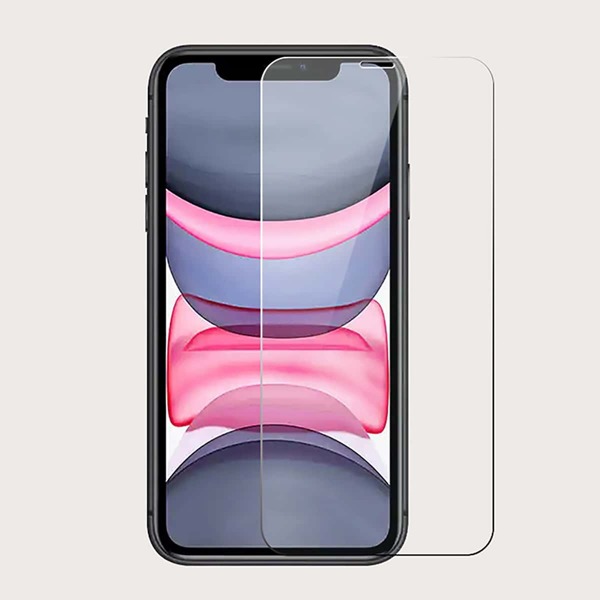 

1pc iPhone Screen Tempered Glass Film, Clear