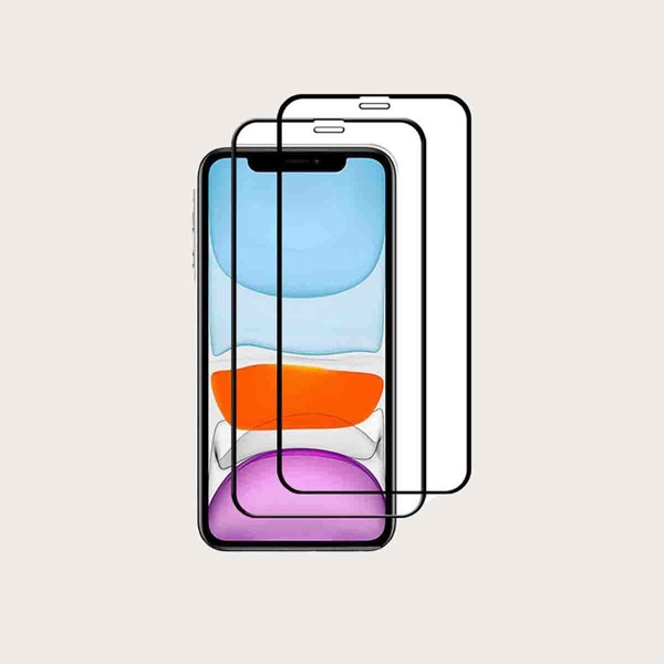 

2pcs iPhone Screen Tempered Glass Film, Clear