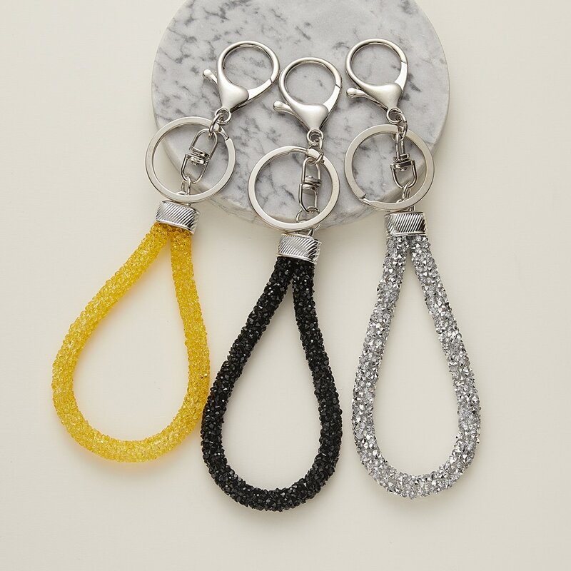 

3pcs Rope Charm Keychain, Multicolor