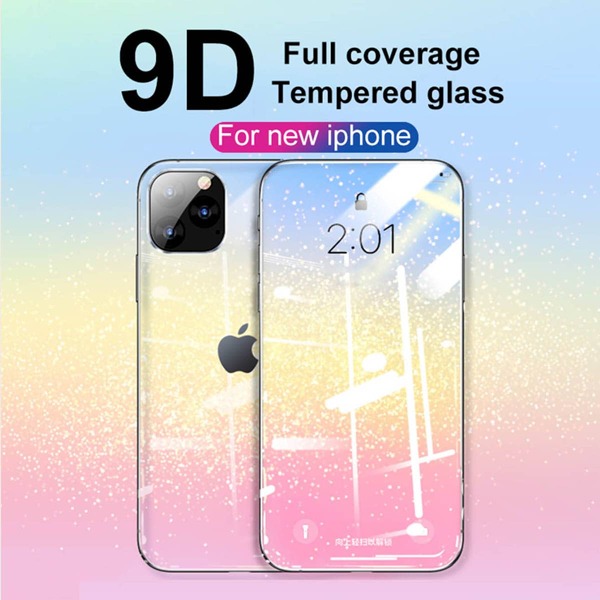 

1pc iPhone Screen Full Coverage Tempered Glass Film, Clear