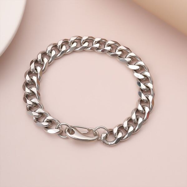 

Men Chain Bracelet, Silver
