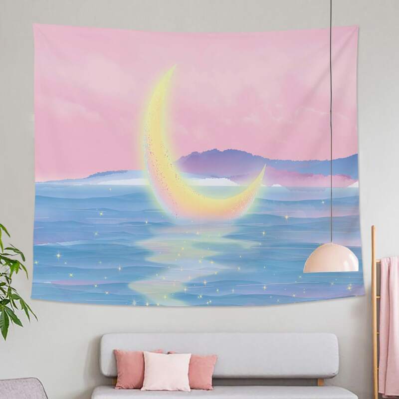 

Moon Print Tapestry, Multicolor