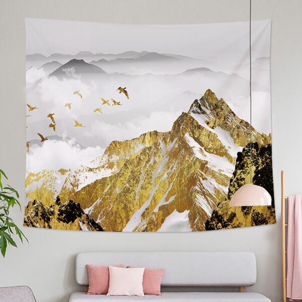 

Гобелен с принтом горы, Многоцветный