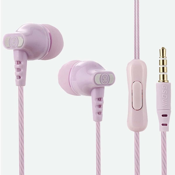 

1pc Solid In-ear Headphone, Purple