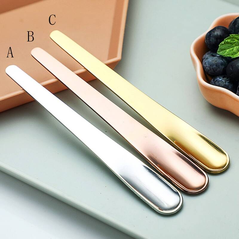

1pc Stainless Steel Stirring Spoon, Multicolor