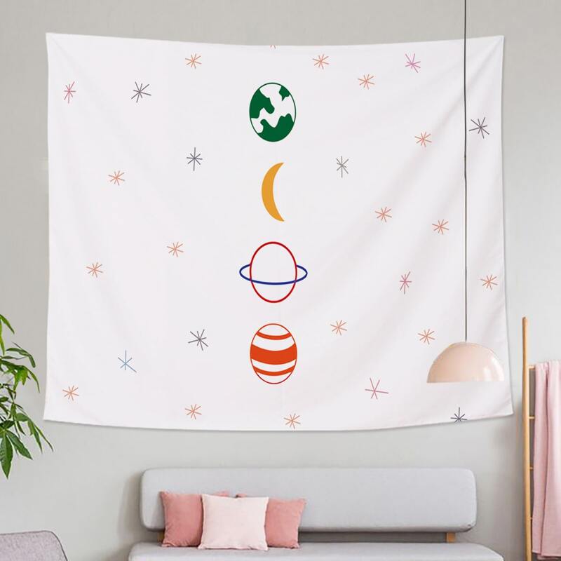 

Planet Print Tapestry, Multicolor