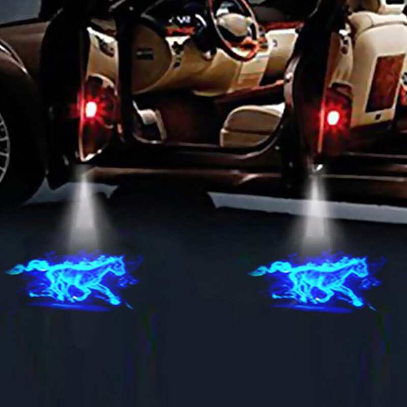 

1pc Car Door Projection Lamp, Multicolor