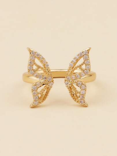 shein rings butterfly