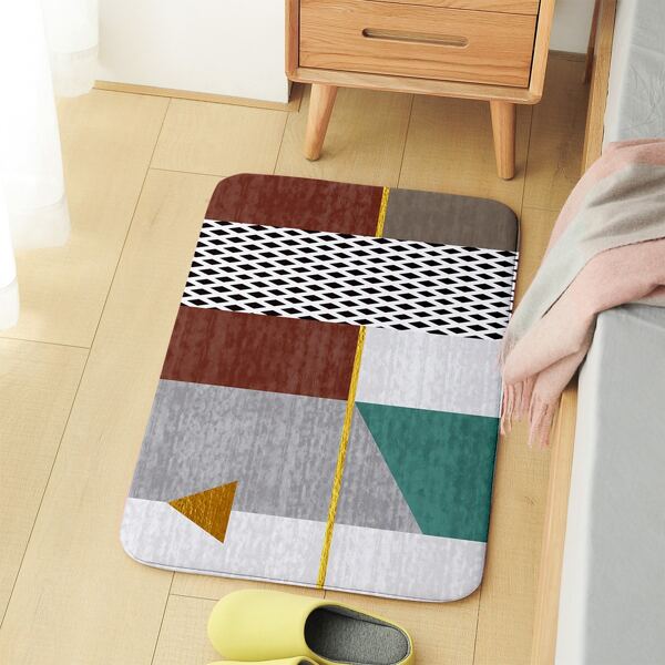

Color Block Carpet, Multicolor
