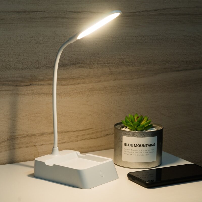 

Multifunction Table Lamp, White