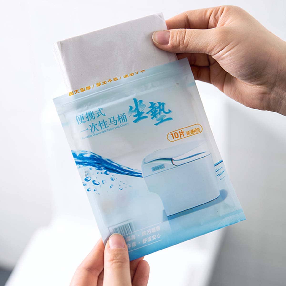 

10pcs Disposable Toilet Seat Cover, White