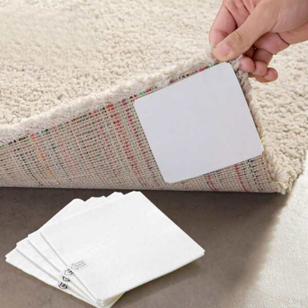 

4pcs Carpet Anti-slip Sticker, White