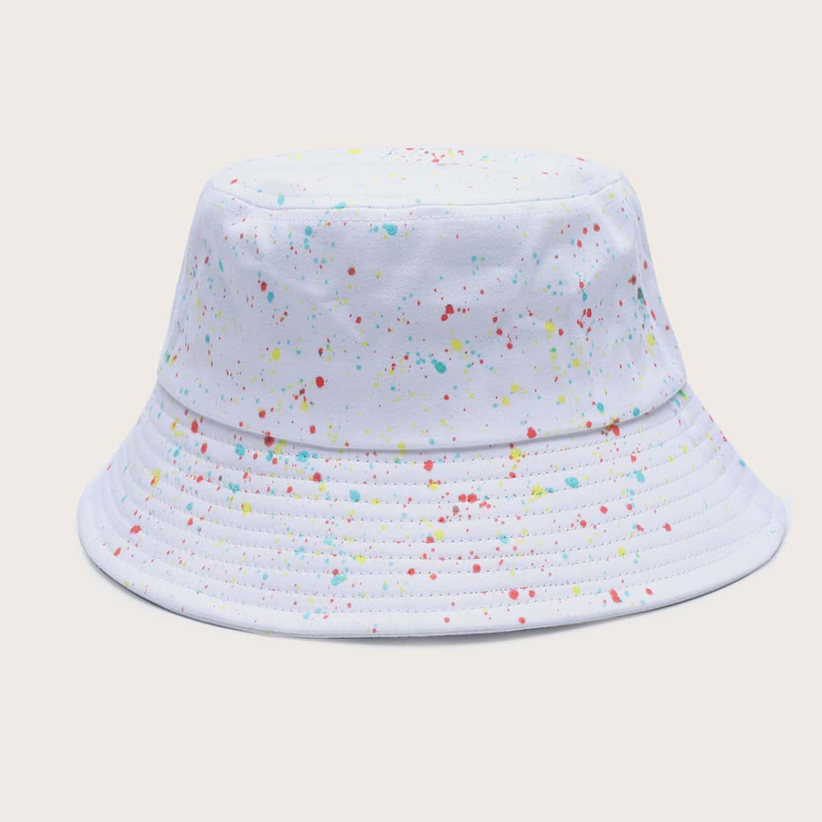 Graphic Bucket Hat, White