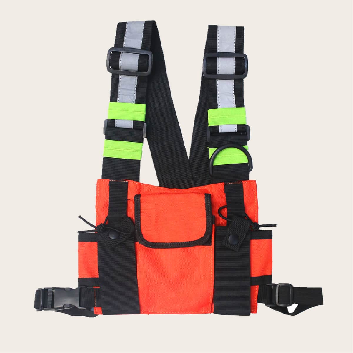 

Guys Colorblock Chest Bag, Red