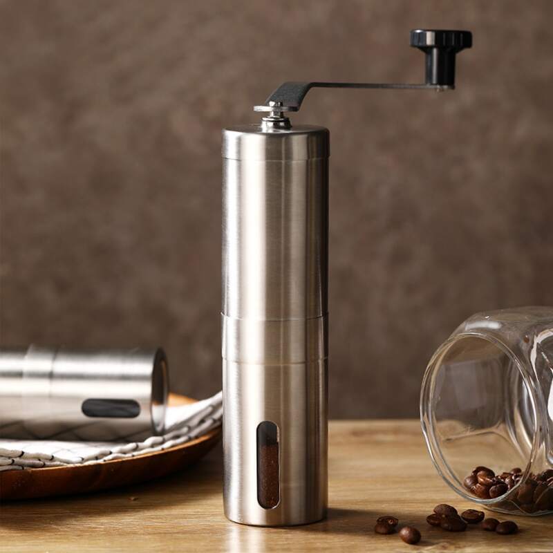 

Stainless Steel Manual Grinder, Silver