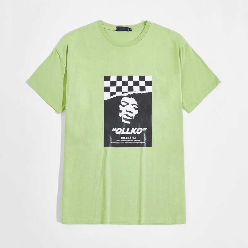 

Guys Figure Graphic Tee, Green