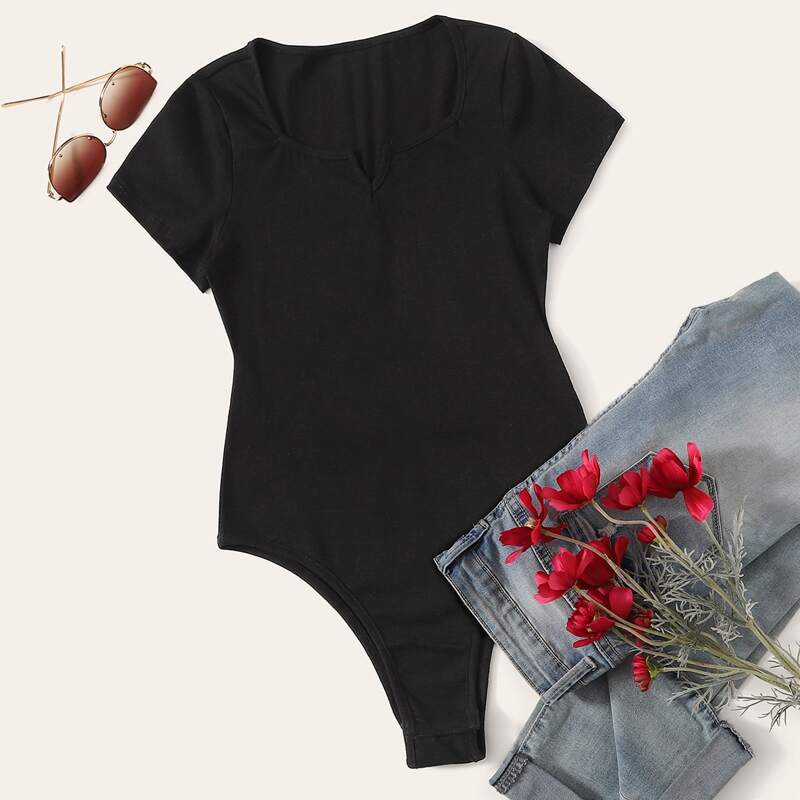 

Black Tee Bodysuit