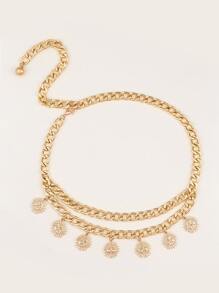 Sun Charm Chain Belt