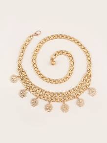 Sun Charm Chain Belt