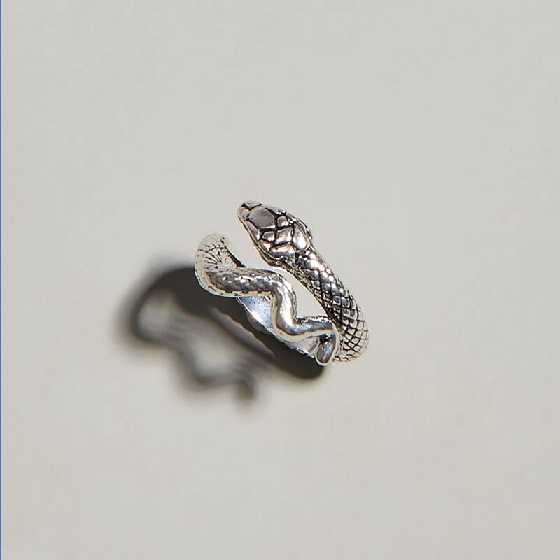 

Serpentine Shaped Ring, Silver