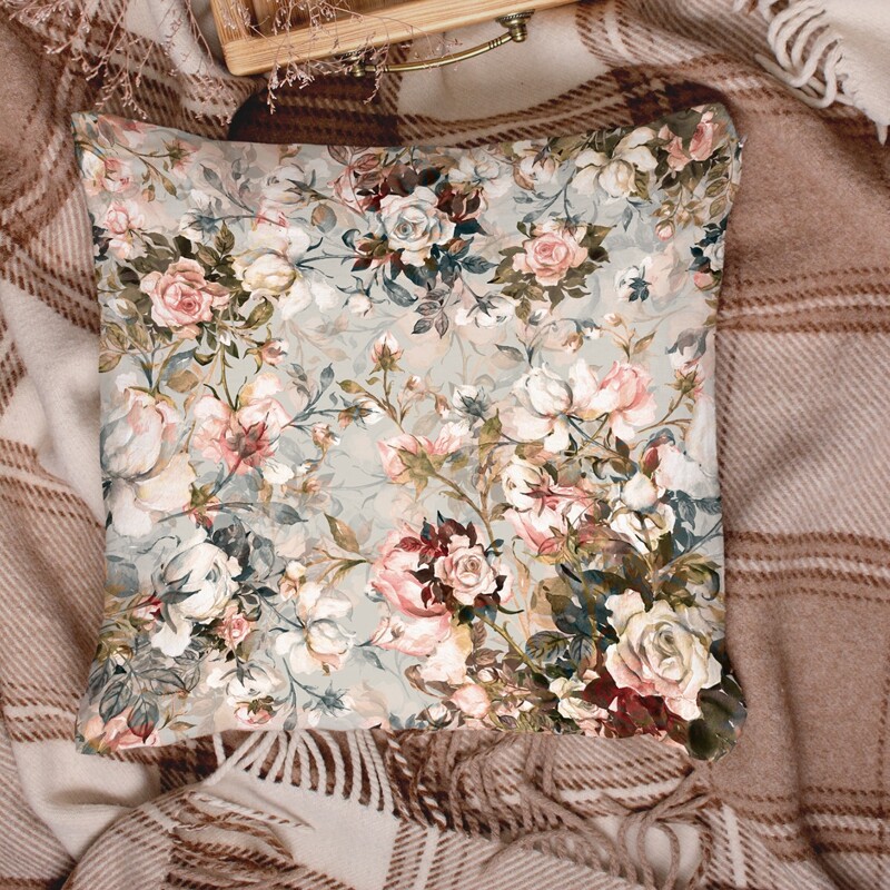 

Floral Pattern Cushion Cover Without Filler, Multicolor