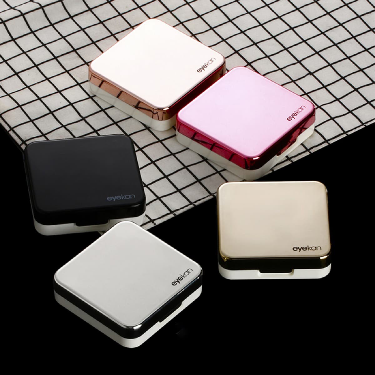 

1pc Plain Contact Lens Case, Multicolor