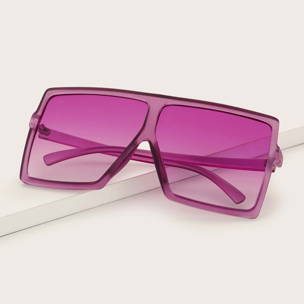 

Flat Top Shield Sunglasses