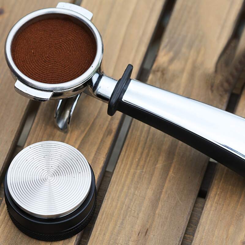 

1pc Stainless Steel Coffee Powder Presser, Black