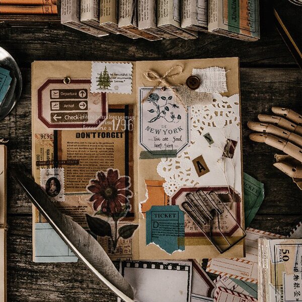 

50шт стикер случайного DIY, Многоцветный