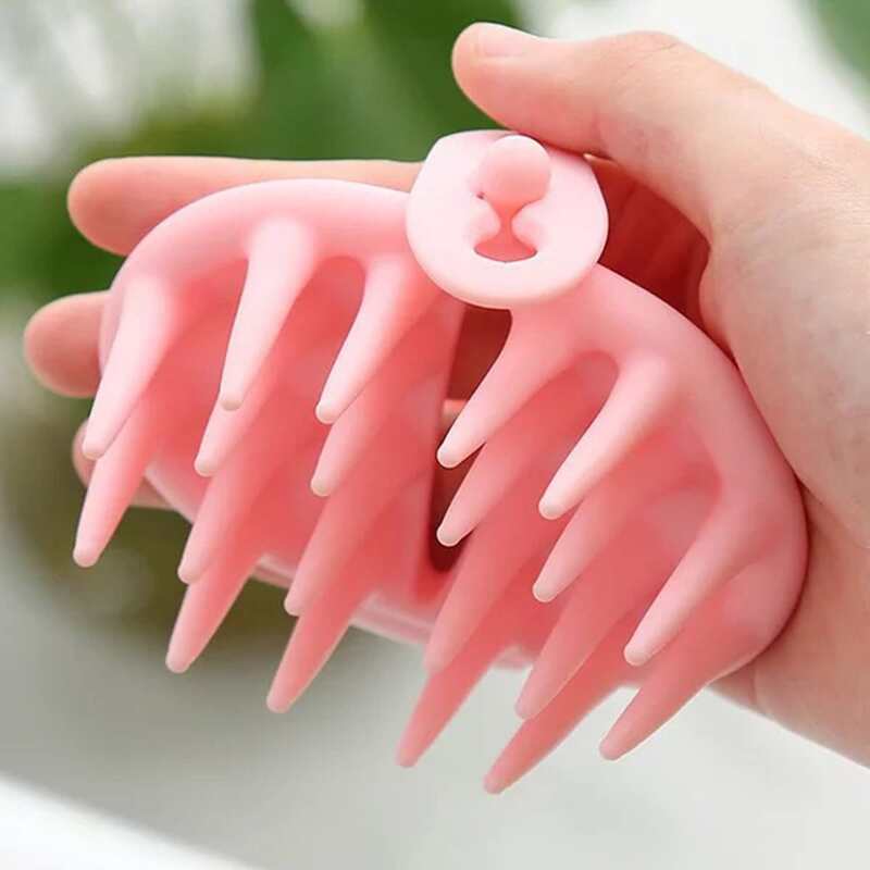 

1pc Shampoo Massage Brush, Pink