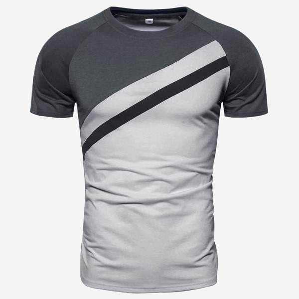 

Men Color-block Raglan Sleeve Tee, Multicolor